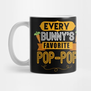 MENS EVERY BUNNYS FAVORITE POP-POP SHIRT CUTE EASTER GIFT Mug